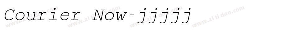 Courier Now字体转换